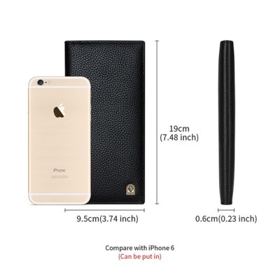 Ανδρικό δερμάτινο  πορτοφόλι Laorentou 329J019L μαύρο